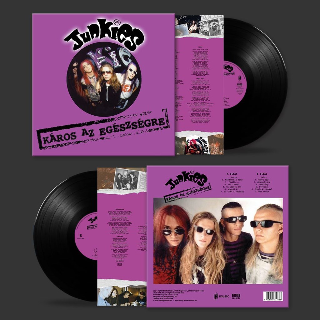 Junkies: Káros az egészségre (30 éves jubileumi kiadás) LP