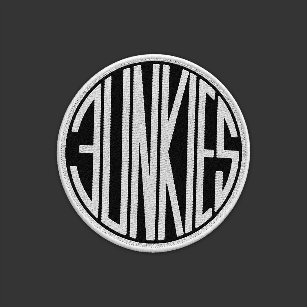 Junkies: Logo Vasalható Szőtt Felvarró